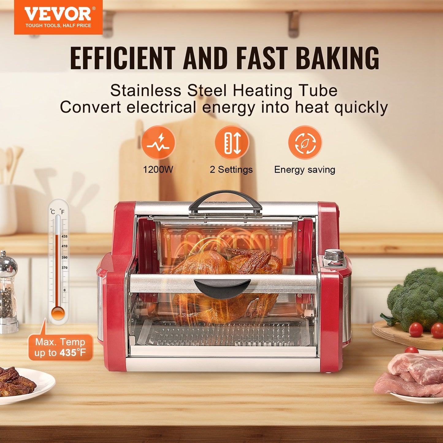 Shawarma Grill Machine, Chicken Shawarma Cooker Machine Countertop, Electric Stainless Steel Broiler Gyro Rotisserie Oven Doner Kebab Machine, for Home Restaurant Kitchen Parties