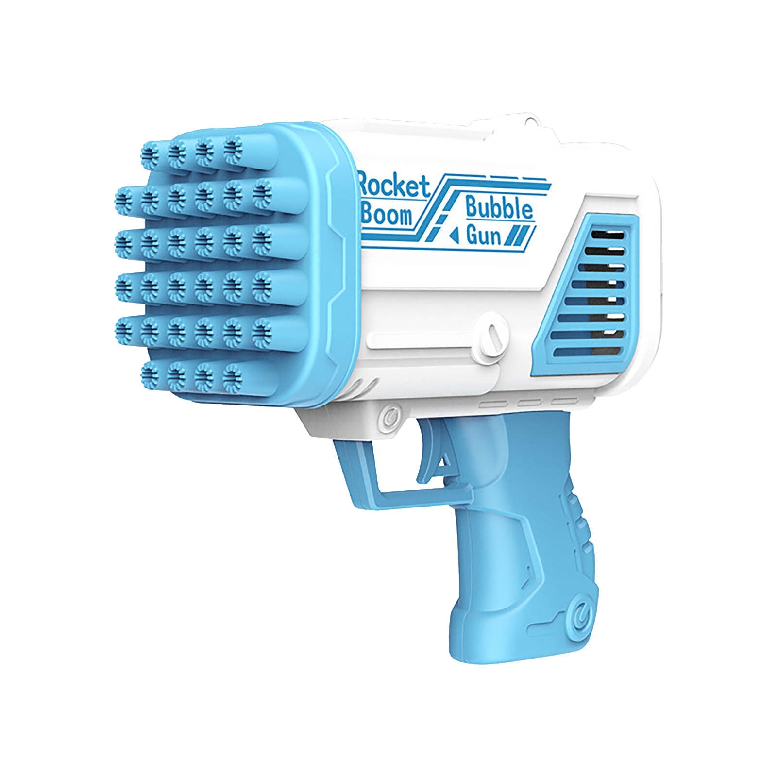1pc, Bubble Gun, Electric Automatic Soap Rocket Bubble Machine, Portable Outdoor Party Gifts, Wedding Party Supplies, LED Light Blower Playthings, Birthday Gifts, Holiday Gifts