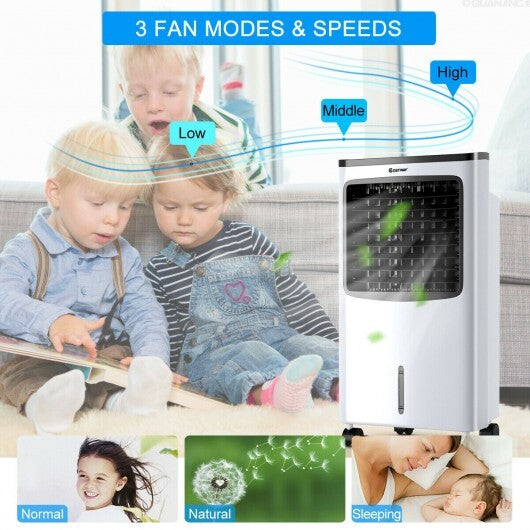 3-in-1 Portable Evaporative Air Conditioner Cooler with Remote Control for Home