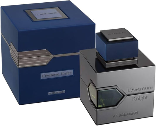 L'Aventure Knight by Al Haramain Eau De Parfum Spray 3.3 oz (Men)