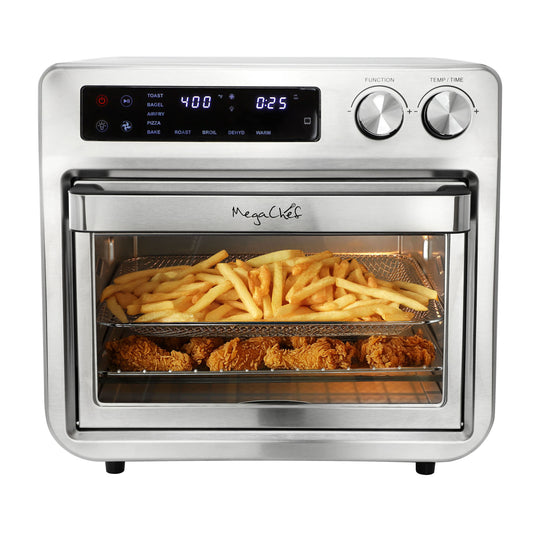 MegaChef 26.4 Quart Digital Electric Multi-Function Air Fryer and Counter Top Oven