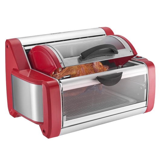 Shawarma Grill Machine, Chicken Shawarma Cooker Machine Countertop, Electric Stainless Steel Broiler Gyro Rotisserie Oven Doner Kebab Machine, for Home Restaurant Kitchen Parties