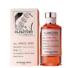 Olfactory Music Fest Fragrance World 100ml 3.4 FL OZ