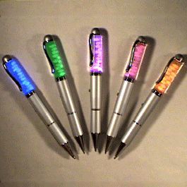 Light Up Floating Pebble Pens Assorted