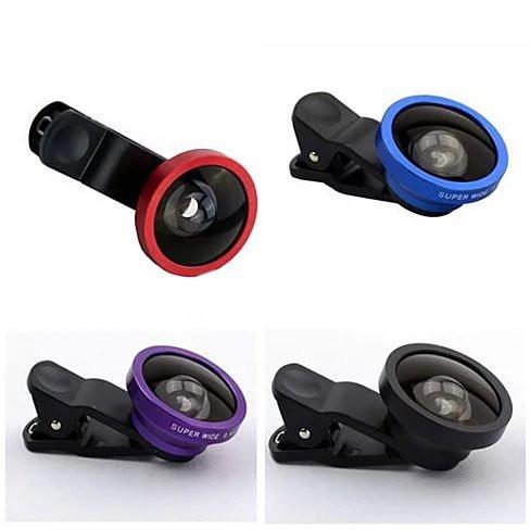 Color: Blue - SUPER WIDE Clip and Snap Lens for iPhone and any Smartphone