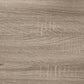 11.5" X 47.25" X 32" Dark Taupe Hollow Core Particle Board Accent Table Hall Console