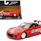 Dom's Mazda RX-7 Red with Graphics "Fast & Furious" Movie 1/32 Diecast Model Car by Jada