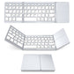 3-Fold- Keyboard Ultra Thin Light ABS Mini Wireless Bluetooth Keyboard