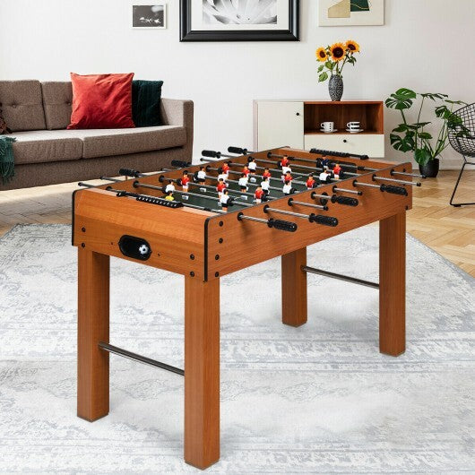 48 Inch Foosball Table Indoor Soccer Game - Color: Brown