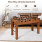 48 Inch Foosball Table Indoor Soccer Game - Color: Brown